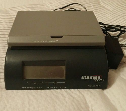 Digital Postage Scale Model 500s by Stamps Com - Max Weight 5lb