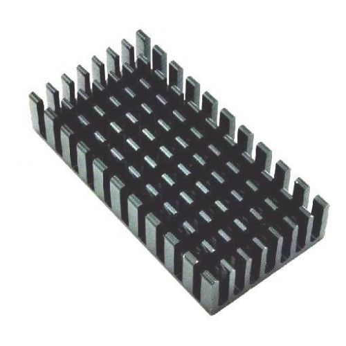 30pcs.Aluminum Heatsink Cooling for LED Chip IC Transistor 50 x25 x10mm (silver)