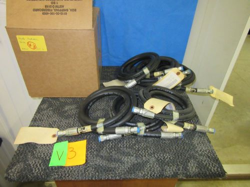6 hyster hydraulic hose line forklift truck 3/8&#034; id fitting 213788 new for sale