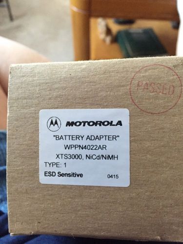 Motorola Wppn4022ar Battery Maintenance System Adapter