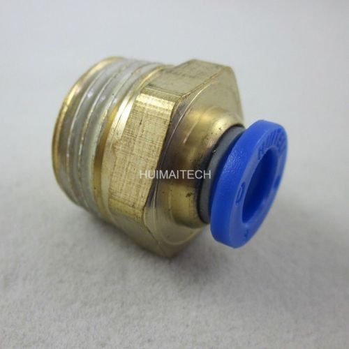 5pc 8mm tube push in fitting to 1/2&#034; bsp male thread pneumatic connector for air for sale