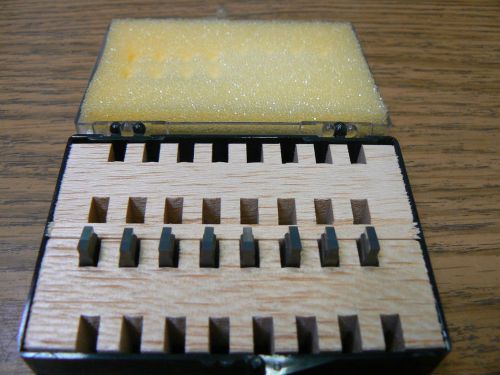 KAISER THIN BIT CARBIDE INSERTS FOR INDEXABLE TOOL HOLDERS - 8 PIECES