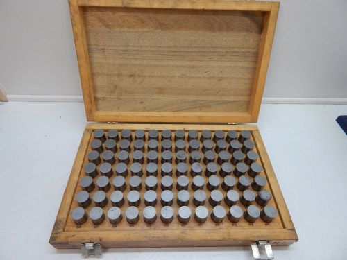 Meyer Pin Gage Set M7 - Minus .917 to 1.000 in Wood Case Machinist Inspection