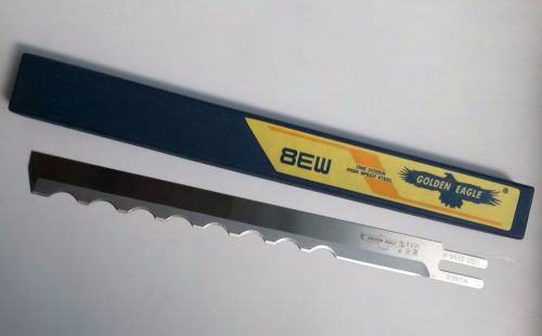 12pcs 8e-convex  hss golgen eagle straight knife blade wavy for cutting machine for sale