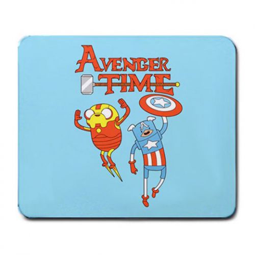 Aw The Good Design Of  Avenger Time Logo On Mousepad