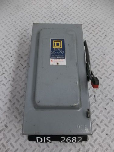 Square D 600 Volt 60 Amp Fused Disconnect (DIS2682)