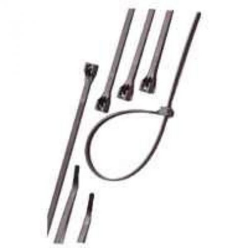 Reusable releasable cable tie, 6&#034;, nylon, uv black, 21&#034; l, 3/bag 47-121uvb nylon for sale
