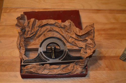 Vintage &#034;Union Tool Company&#034; Square Bubble Protractor with Original Box