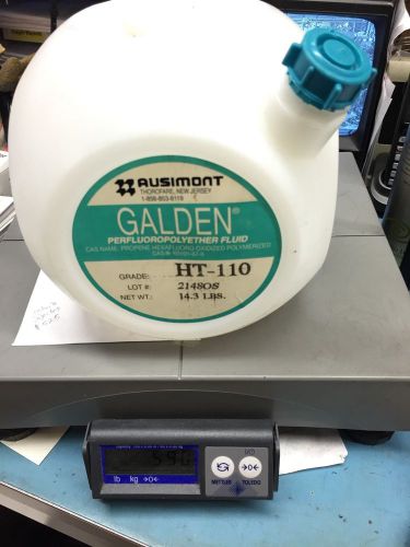 Galden ht-110 perfluorinated heat transfer fluid, opened, about 5.5lbs fomblin for sale