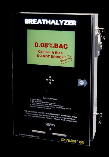 Boozelator 3001 Breathalyzer Vending Machine Wholesale LOT of 10 Machines