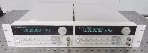 C119929 Lot 2 Agilent 33120A 15MHz Function / Arbitrary Waveform Generators