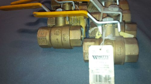1&#034; Watts brass ball valve