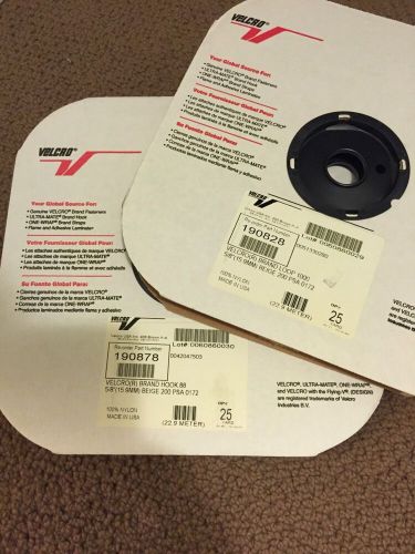 Velcro usa velcro brand hook and loop 5/8&#034; 25 yard case new adhesive 325 total for sale