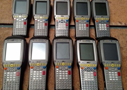 Lot of 10 PSION TEKLOGIX 7535 Mobile Computer Barcode Scanners COLOR