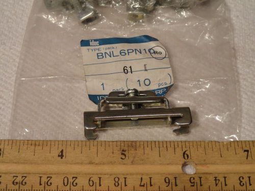 LOT OF 10 Idec BNL6PN10 Zind Galvanized Steel Terminal Clamp Clasps BNL6 NEW