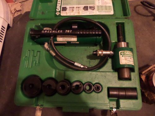 Greenlee 7306SB Ram and Hand Pump Hydraulic Driver Kit with 6 Slug Buster Punche