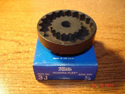 Martin Quadra-Flex Coupling 3J  Flange Bore Size 3/8&#034;