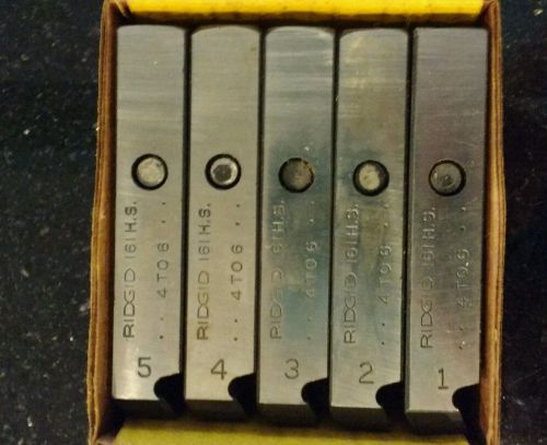 RIGID 161 Dies 4&#034;-6&#034; High speed NIB D-605-X