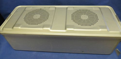 AESCULAP JN445 &amp; JK490 EXTRA LONG STERILIZATION CONTAINER 26&#034; x 11&#034; x 8&#034;