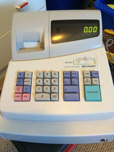 Sharp XE-A101 Electronic Cash Register with Drawer WORKING Point of Sale