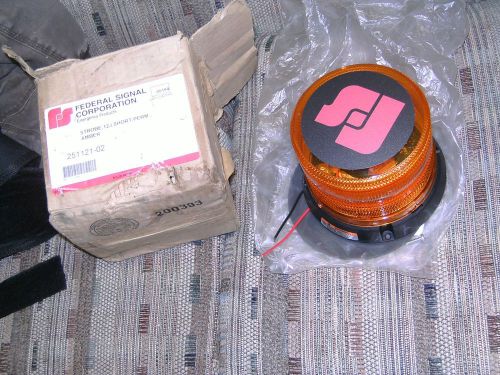 Federal signal ultrastar warning  strobe light amber 251121-02  snow plow for sale