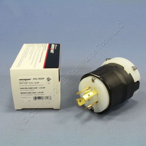 Cooper Arrow Hart Twist Turn Locking Plug Turn NEMA L16-20P 20A 480V 3? AHL1620P