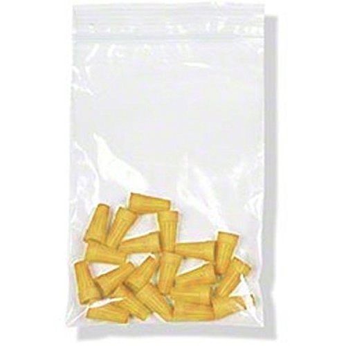 Ziplock Bags - 9&#034; x 12&#034; 6mil Clear Single Seal Top Reclosable Zipper Bags - Pack