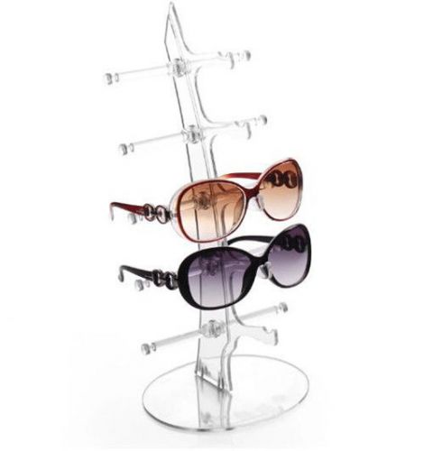 5Pr Sunglasses Glasses Shades Show Rack Counter clear Display Stand Holder RA449