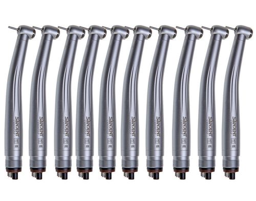 10x dental high speed handpiece push button 4 holes standard turbine sandent-01 for sale