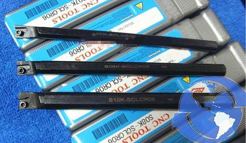 Set of 7x125mm  8x125mm 10x125mm  sclcr  lathe boring bar holder  for ccmt0602 for sale