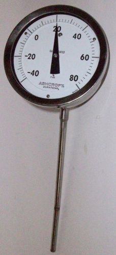 Ashcroft Duratemp Everyangle Temperature Guage 4.5&#034; Thermometer Series 600B