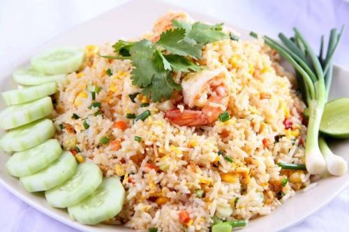 Rice &amp; Noodle Recipe Thai Fried Rice Food Delicious Dish Asian Cooking Menu DIY