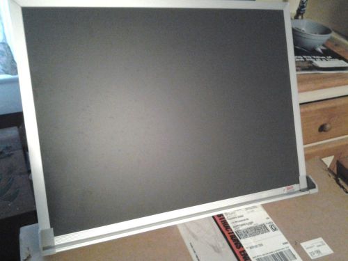 18&#034;x24&#034; Aluminum Framed  Black Chalkboard With Pen Tray