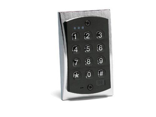 Linear 2000e keypad/120c/1 relay/indoor/outdoor, satin chrome for sale