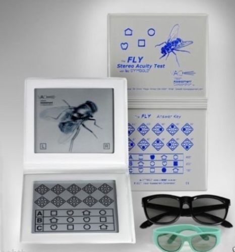 Stereopsis Fly Test, Stereo Acuity Test with Adult &amp; Pediatric Goggles,best qual