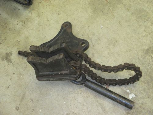 Vulcan no. 4   8&#034; chain vise bench mount 1/2&#034; to 8&#034; for sale