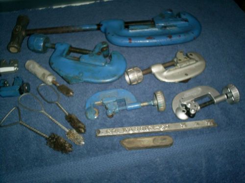 Vintage Plumbers Tubing Cutters, Pipe Cleaners &amp; Plumbers Lead