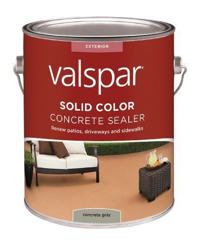 Valspar (82020) Gray Solid Color Concrete Sealer - 1 Gallon
