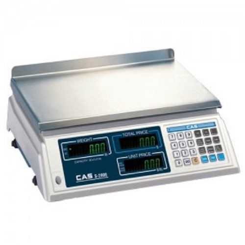 CAS S-200030lb Low Profile Price Computing Scale, 30lb Capacity, 0.01lb