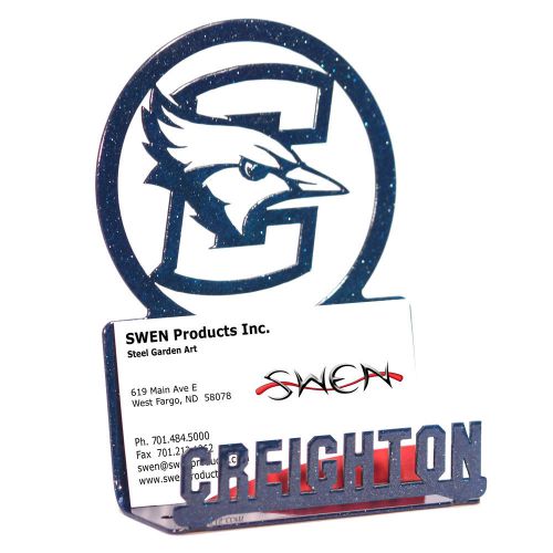 SWEN Products CREIGHTON BLUEJAYS Metal Business Card Holder