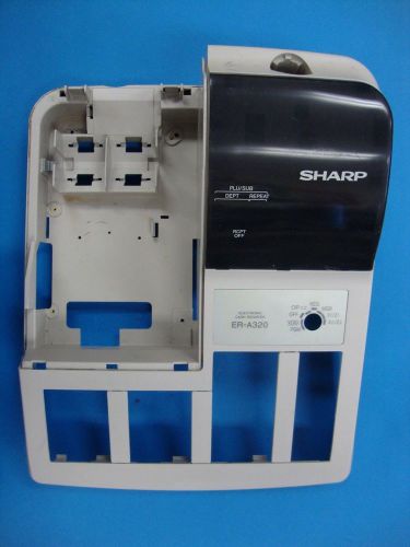 Sharp ER-A320 Cash Register Genuine Keyboard and Lock Cover Tested