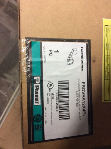 Panduit FROVRA12X4BL 12 Inch Outside Vertical Right Angle Base Fitting