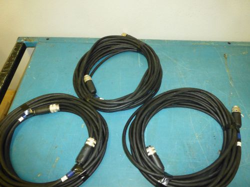 Connectorized cables, 4 conductor, 18 awg, 50 ft each. for sale