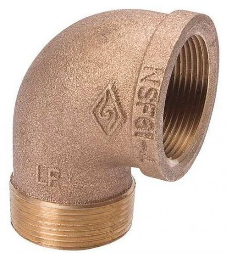 Drinking water brass 3/8&#034; npt street 90 degree elbow fitting lead free 125 for sale