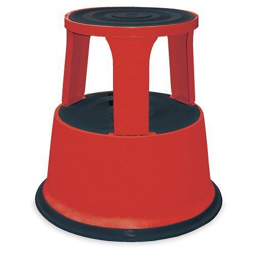 Vestil vestil step-17-r steel step stool, 18&#034; x 17&#034;, red for sale