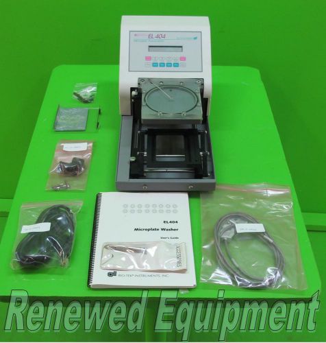 Bio-tek model el404 microplate washer system for sale