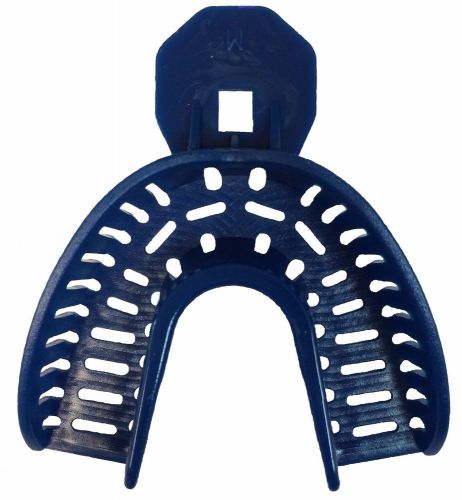 Dentoplast impression trays perforated #4 medium lower pkg/12 ref#: dpt-it04 for sale