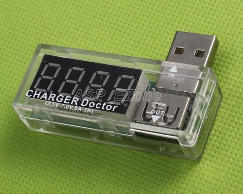 1 Pcs Charger Doctor USB Voltmeter Ammeter Voltage Current Tester Volts Amps