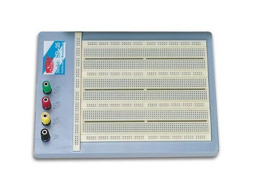 Extra large solderless high-q breadboard - 2420 holes sd35n with res and cer set for sale