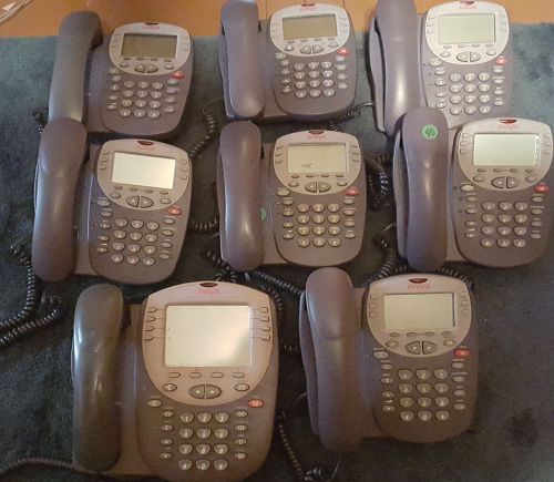 Lot of 7 avaya 5410 &amp; 1 2420 digital office business telephones phones for sale